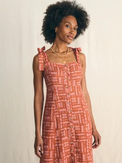 Women Faherty Brand Dresses*Anna Kahalekulu Kendall Dress -