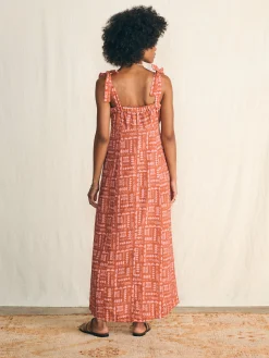 Women Faherty Brand Dresses*Anna Kahalekulu Kendall Dress -