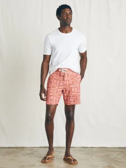 Faherty Brand Swim*Anna Kahalekulu Sunwashed Boardshort -