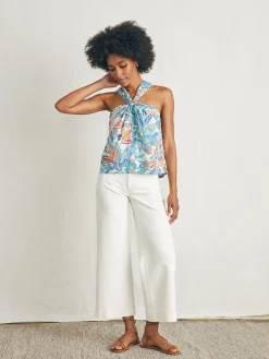 Women Faherty Brand Shirts & Tops*Bay Twist Top -