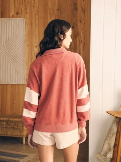 Women Faherty Brand Hoodies & Sweatshirts*Beach Fleece Quarter Zip -