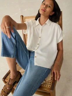 Women Faherty Brand Shirts & Tops*Breeze Shirt -