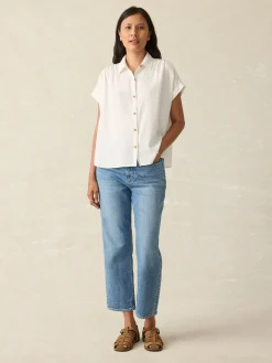 Women Faherty Brand Shirts & Tops*Breeze Shirt -
