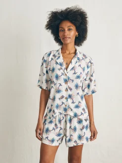 Women Faherty Brand Shirts & Tops*Cabana Camp Shirt -