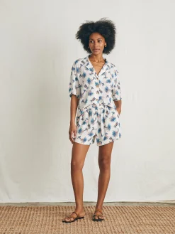 Women Faherty Brand Shirts & Tops*Cabana Camp Shirt -