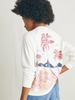 Women Faherty Brand Hoodies & Sweatshirts*Cabana Towel Terry Crew -
