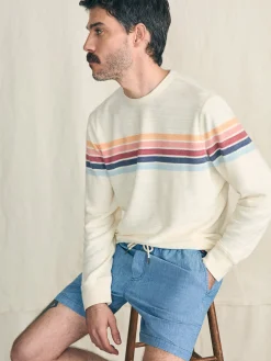 Faherty Brand Hoodies & Sweatshirts*Cabana Towel Terry Crewneck -