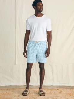 Faherty Brand Shorts*Cabana Towel Terry Sweatshort -