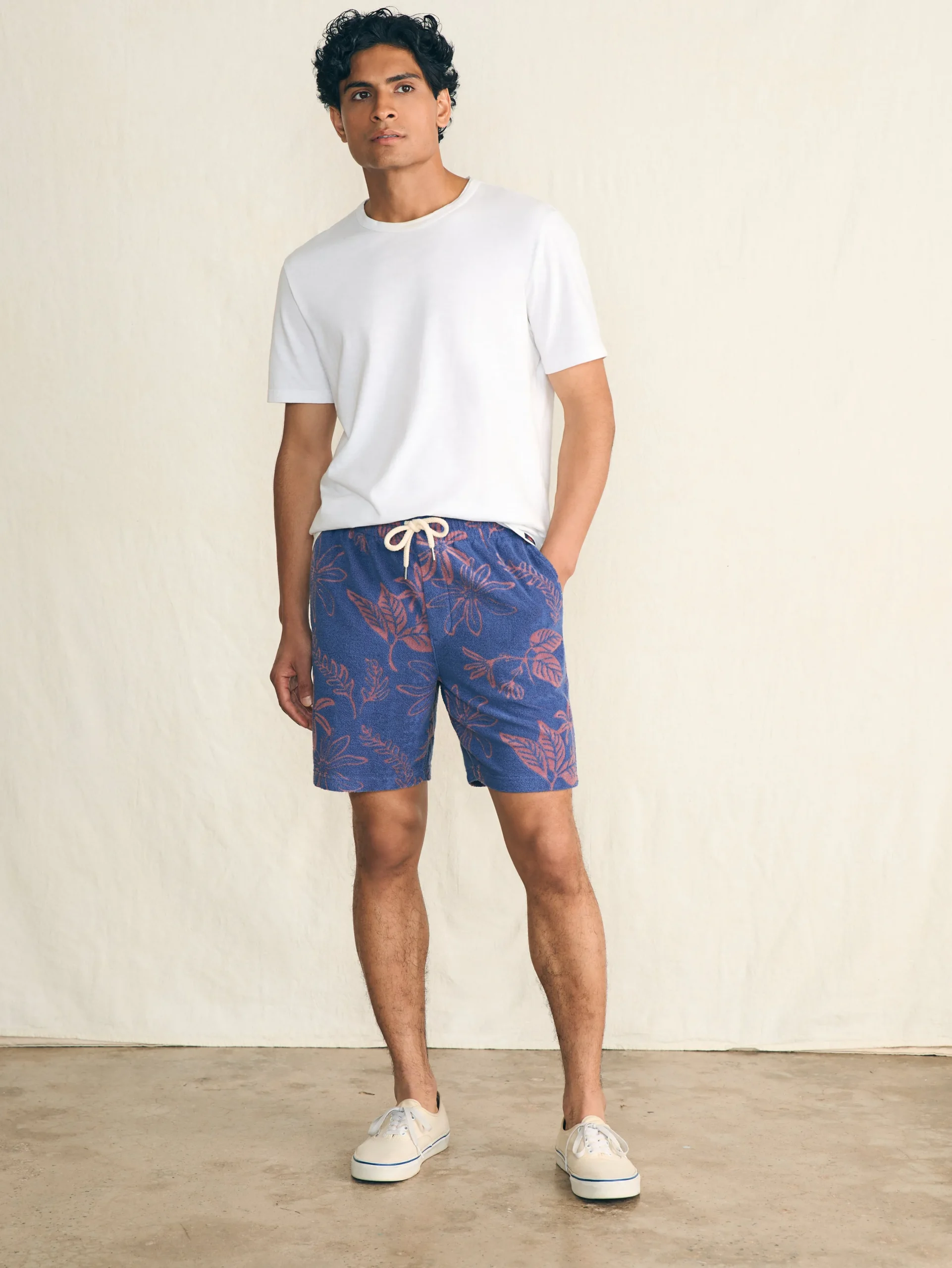 Faherty Brand Shorts*Cabana Towel Terry Sweatshort -