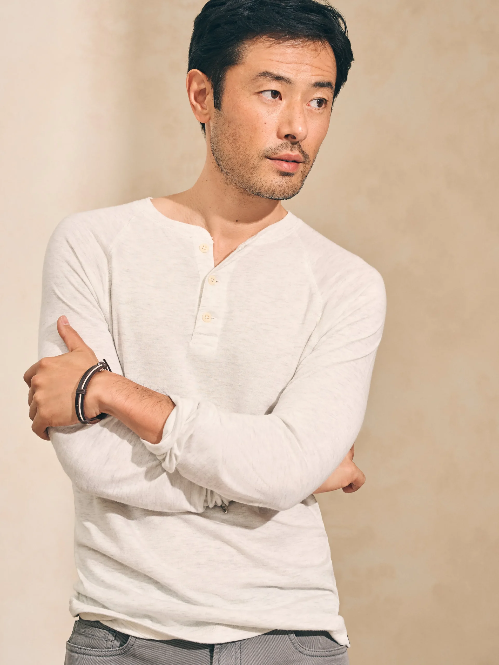 Faherty Brand T-Shirts & Henleys*Cloud Cotton Long-Sleeve Henley (Tall) -