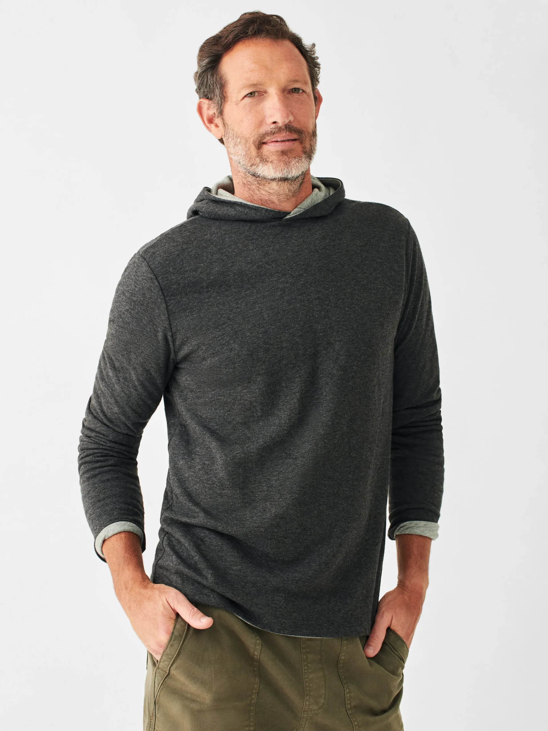 Faherty Brand Hoodies & Sweatshirts*Cloud Cotton Reversible Hoodie -