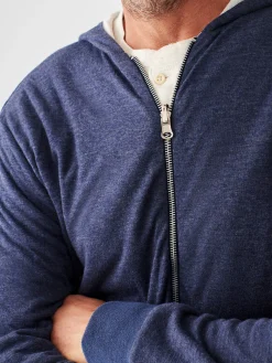 Faherty Brand Hoodies & Sweatshirts*Cloud Cotton Reversible Zip Hoodie -