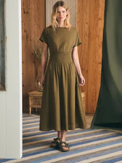 Women Faherty Brand Dresses*Coast To Coast Midi Dress -