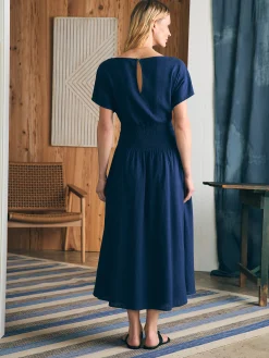 Women Faherty Brand Dresses*Coast To Coast Midi Dress -