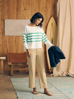 Women Faherty Brand Pants*Coastline Stretch Chino -