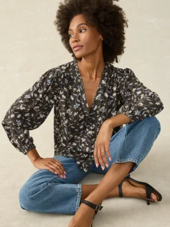 Women Faherty Brand Shirts & Tops*Dakota Top -
