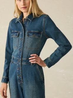 Women Faherty Brand Dresses*Denim Michelle Jumpsuit -
