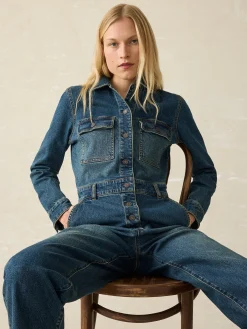 Women Faherty Brand Dresses*Denim Michelle Jumpsuit -