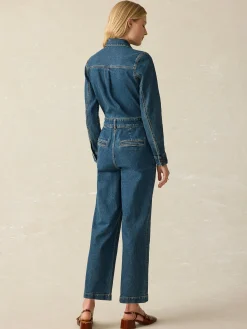 Women Faherty Brand Dresses*Denim Michelle Jumpsuit -