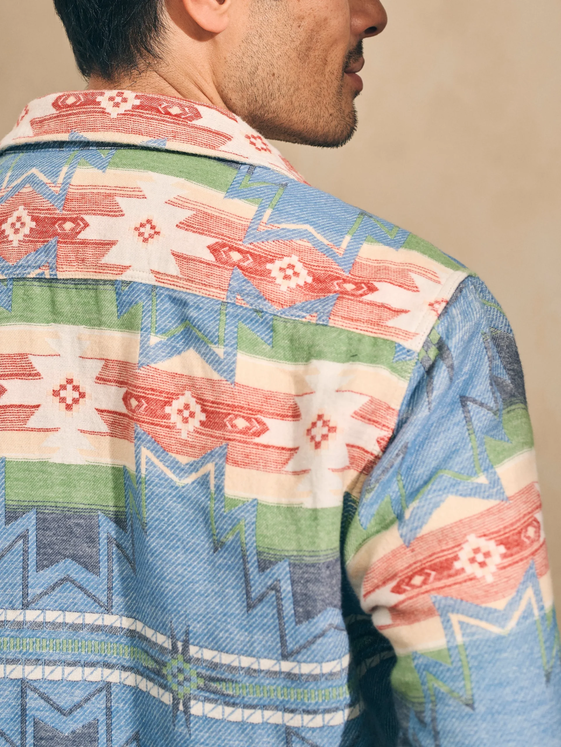 Faherty Brand Shirts*Doug Good Feather Canyon Overshirt -