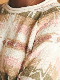 Women Faherty Brand Sweaters*Doug Good Feather Cotton Slub Pullover -
