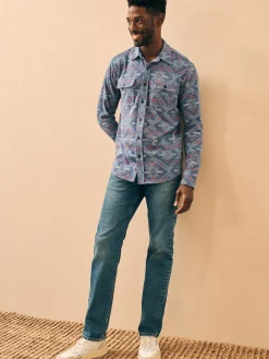 Faherty Brand Shirts*Doug Good Feather Legend™ Sweater Shirt -