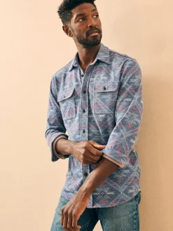 Faherty Brand Shirts*Doug Good Feather Legend™ Sweater Shirt -