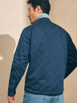 Faherty Brand Jackets & Vests*Doug Good Feather Reversible Bondi Jacket -