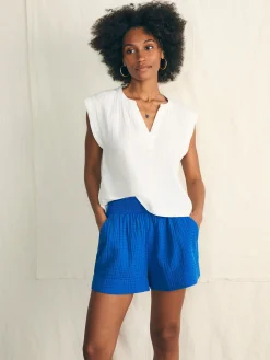Women Faherty Brand Shorts & Skirts*Dream Cotton Gauze Short -