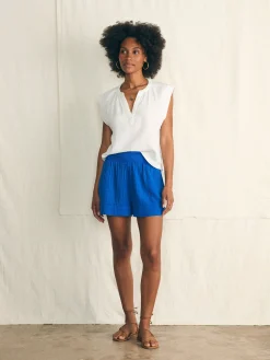 Women Faherty Brand Shorts & Skirts*Dream Cotton Gauze Short -