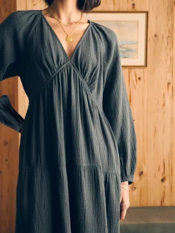 Women Faherty Brand Dresses*Dream Cotton Gauze Sirene Midi Dress -