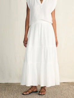 Women Faherty Brand Shorts & Skirts*Dream Cotton Gauze Valentina Skirt -
