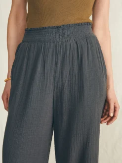 Women Faherty Brand Pants|Swim*Dream Cotton Gauze Wide Leg Pant -