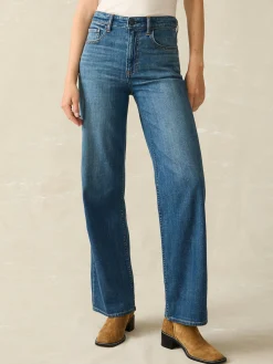 Women Faherty Brand Pants|Jeans*Dream Jean Wide Leg -