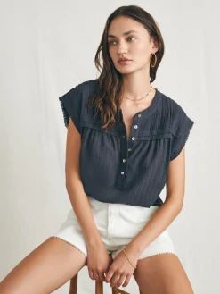 Women Faherty Brand Shirts & Tops*Ellsworth Top -