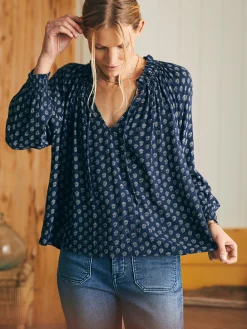 Women Faherty Brand Shirts & Tops*Emery Top -