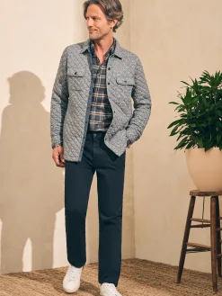 Faherty Brand Jackets & Vests*Epic Quilted Fleece CPO (Tall) -