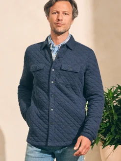 Faherty Brand Jackets & Vests*Epic Quilted Fleece CPO (Tall) -