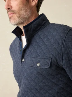 Faherty Brand Jackets & Vests*Epic Quilted Fleece Pullover -
