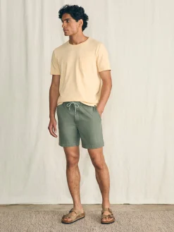 Faherty Brand Shorts*Essential Drawstring Short (6.5" Inseam) -