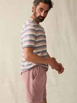 Faherty Brand Shorts*Essential Italian Knit Cord Short (6" Inseam) -