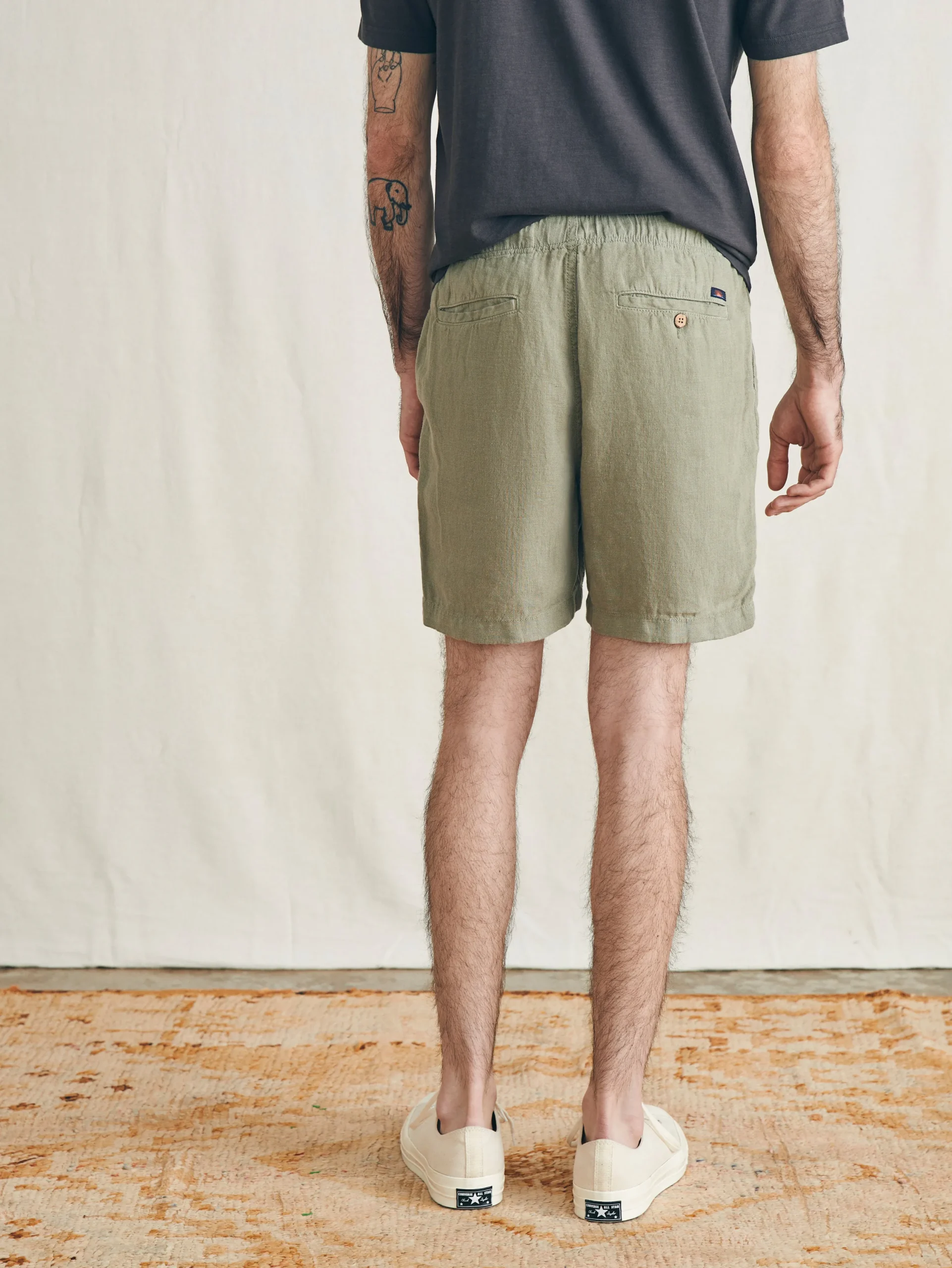 Faherty Brand Shorts*Essential Linen Short (6.5" Inseam) -