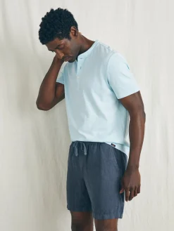 Faherty Brand Shorts*Essential Linen Short (6.5" Inseam) -