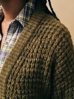Women Faherty Brand Sweaters*Frost Waffle Cardigan -