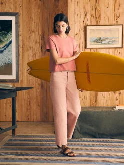 Women Faherty Brand Pants|Jeans*Harbor Crop Jean -