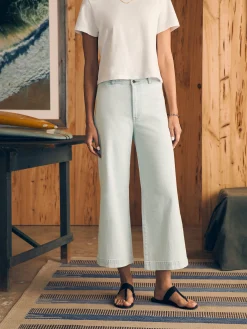 Women Faherty Brand Pants|Jeans*Harbor Crop Jean -