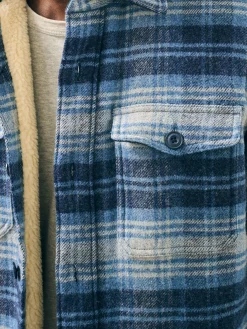 Faherty Brand Jackets & Vests*High Pile Fleece Lined Wool CPO -