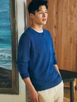 Faherty Brand Hoodies & Sweatshirts*Indigo Crewneck -