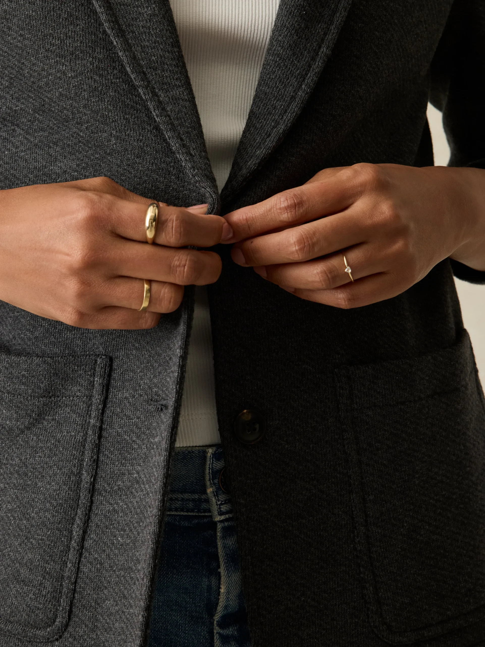 Women Faherty Brand Blazers & Outerwear*Inlet Knit Blazer -