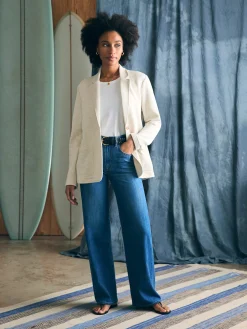 Women Faherty Brand Blazers & Outerwear*Inlet Knit Blazer -